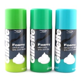 Gillette Foomi Shaving Cream - Sensitive Skin Shave Foam / 질레트포오미면도크림 - 센서티브스킨쉐이브폼