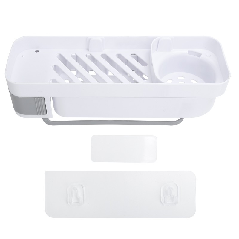 No Drilling Corner Shower Shelf Wall Mounted Bathroom Storage Rack
