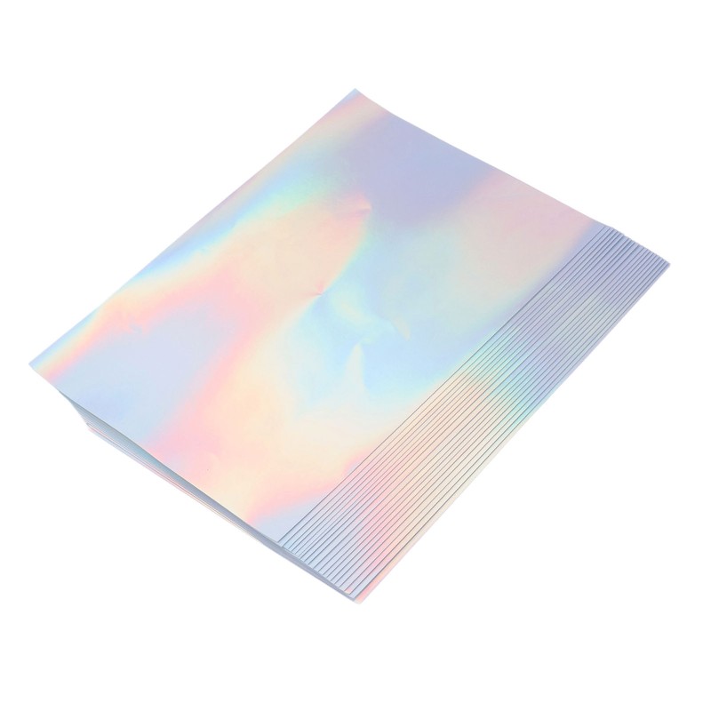 20 Sheets A4 Printable Holographic Sticker Paper Waterproof Fast Dry