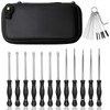 Hoypeyfiy 12pcs Carburetor Adjustment Tool Kit Screwdrivers with Brush for