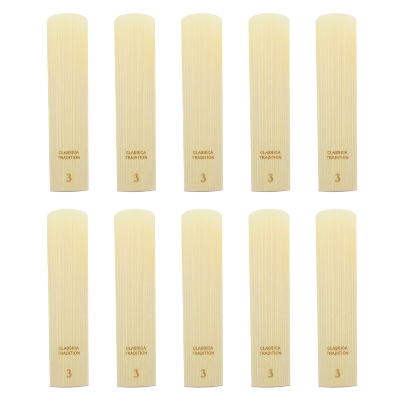 10Pcs Tenor Saxophone Reeds Set Bb Key Sax Replacement Parts