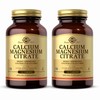 Solgar Calcium Magnesium Citrate - 100 Tablets, Pack of 2