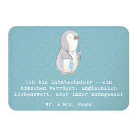 Mr. & Mrs. Panda Magnet Dental Technician Fun Gift, Professional Life, Notice Board Magnet, Fridge Decoration, Whiteboard Magnet, Bridges