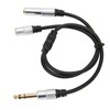1 Split in 2 Sound Cable 1/4 Inch TRS Stereo