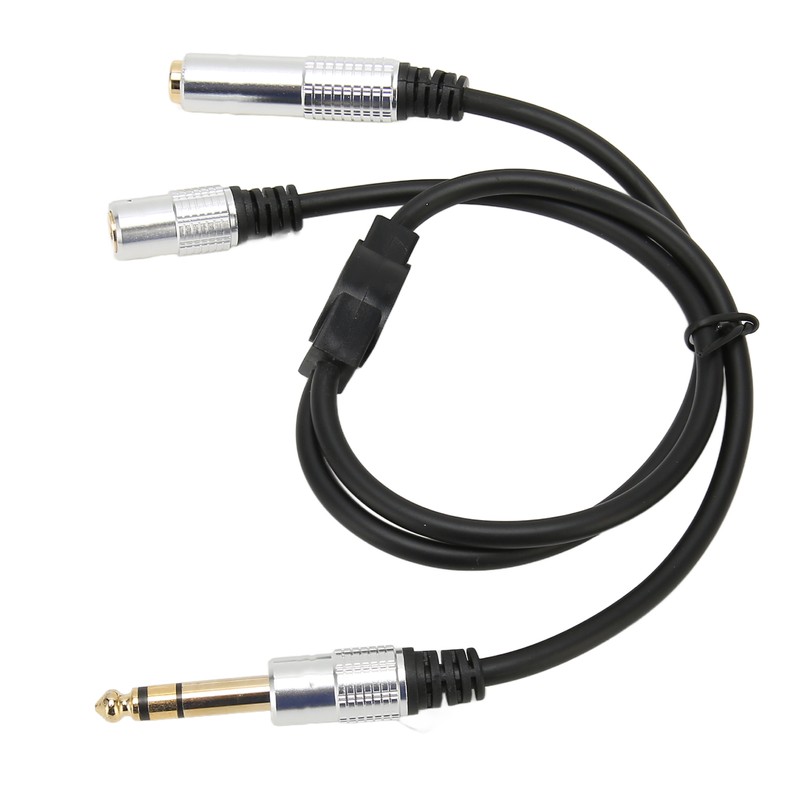 1 Split in 2 Sound Cable 1/4 Inch TRS Stereo