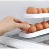 I Neat Egg Dispenser, Two Tier Rolling Eggs Holder for