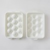 JAJU round ice tray for convenient storage_10 pieces (with scoop),