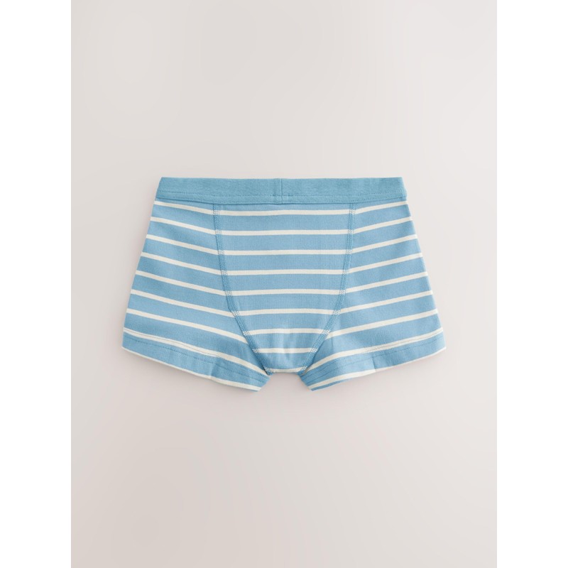 NEXT 7 x Soft Waistband Boxer Shorts, Blue Stripe, 3