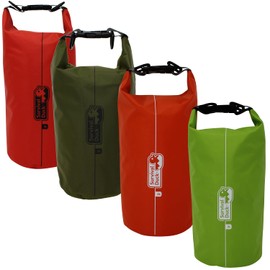 Survival Duck 2 Litre Ripstop Nylon Small Waterproof Dry Bags for Hiking, Cycling, Camping, Kayaking - Pack of 4 2L Dry Bags