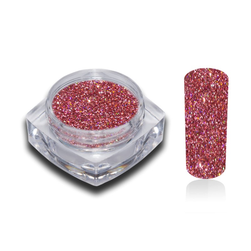 Hologram Glitter Powder Pink Holo Nail Art Nail Design Pack