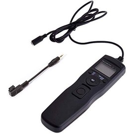 ABUYCS LCD Timer Remote Shutter Release for Sony A300 A350 A400 A450 A500 A550 A560 A580 A700 A850 A900 A33 A35 A37 A55 A57 A65 A67 A77 A99