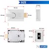 XFORT® Standard Deadlocking Night Latch 60mm, Complete with Rim Cylinder
