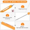 Shimeyao 20 Pcs Pocket Flat Head Screwdriver Set Small Magnetic