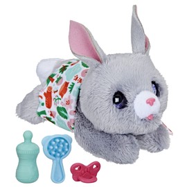 Hasbro F4084 Furreal Newborns pet Dog or cat sdos. Open and Close Your Eyes Includes 4 Accessories, Multicoloured