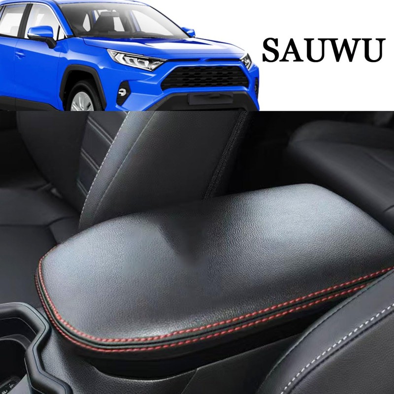 SAUWU Center Console Armrest Cover for Toyota RAV4 2025 2024
