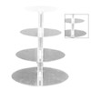Cupcake Stand Multi Round Tiers Transparent Acrylic High Stability Cupcake