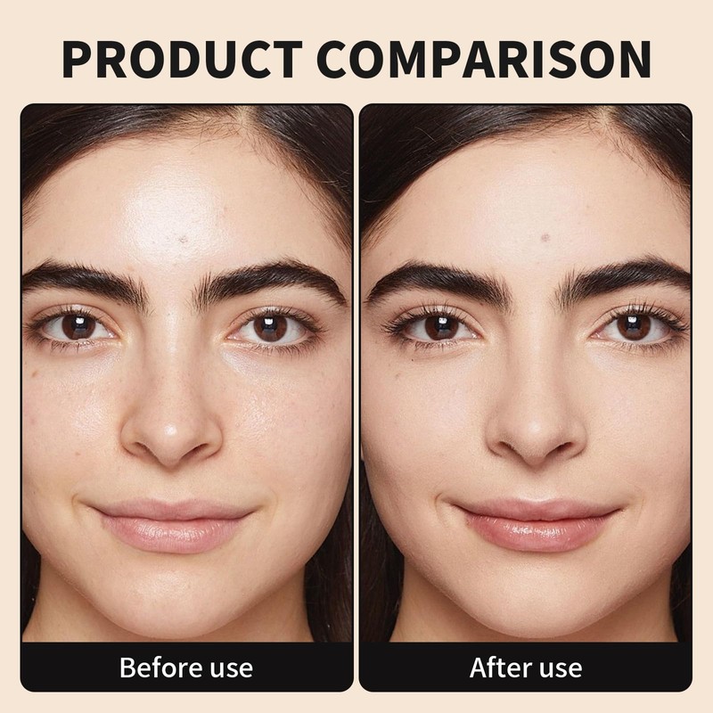 VARKAGE 2 Stück Matte Foundation Stick,Leichte, aufbaubare, volle Deckkraft,Langlebige Gesichts