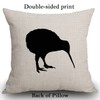 Smooffly Kiwi Bird Cushion Cover - Decorative Pillow - Kiwi