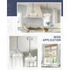 kudos Brushed Nickel Pendant Lights Kitchen Island, Large Pendant Light