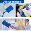 Lyfengdeam 5Pcs 360° Rainbow Colors Hand Duster Sweeper Mop Refills