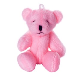 NEW 2 X Cute And Cuddly Small Teddy Bears - 1 X Blue And 1 X Pink - Gift Present