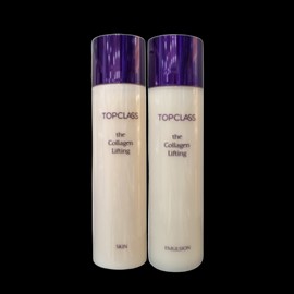 Charmzone Top Class The Collagen Lifting Basic 2 Types (Skin 120ml + Emulsion 120ml) / 참존 탑클래스 더 콜라겐 리프팅 기초2종 (스킨120ml+에멀전120ml)