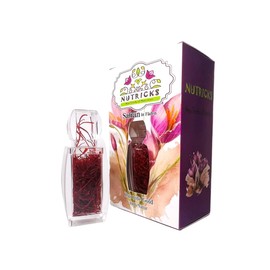 Nutricks Saffron in Threads, 1 gram, Premium Quality (Category 1), Free from Dyes, Flavour Enhancers and Artificial Flavours