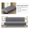 H.VERSAILTEX Armless Futon Cover Stretch Sofa Bed Slipcover Protector Elastic
