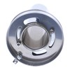 ApplianPar 4.5 inch Adjustable Stainless Steel Round Exhaust Muffler Tip