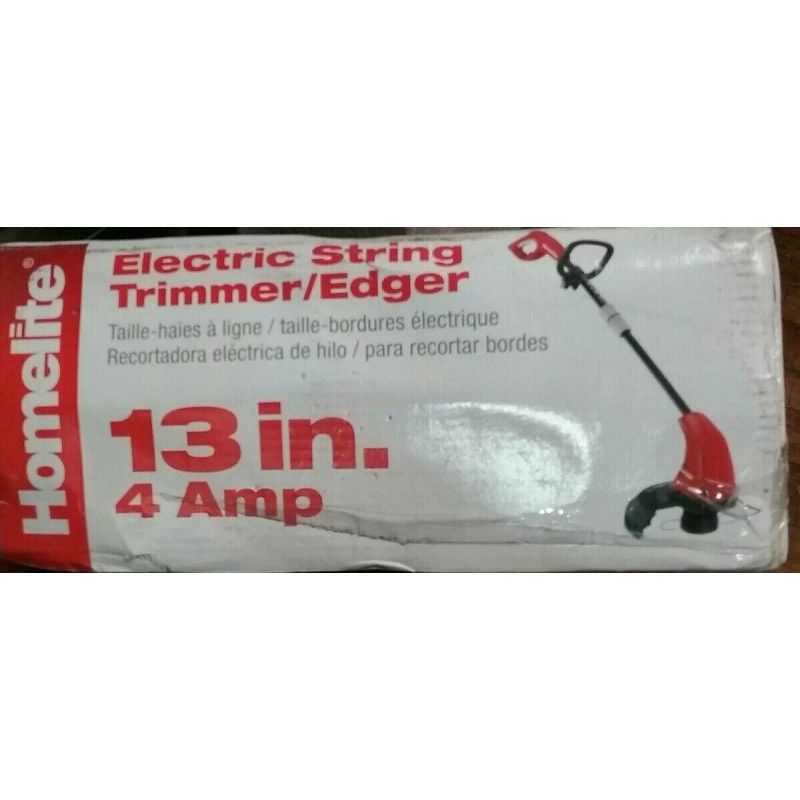 Homelite NEW! HOMELITE 13 in. 4 Amp Straight Electric String