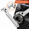 Adjustable Hook Spanner Wrench for Metal Fasteners – Chrome Vanadium