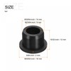 sourcing map Pack of 4 Rubber Grommet Holder Diameter 35/64