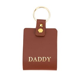 Widdop Brown Keyring Photo Album - Hold 4 Photo's - Daddy