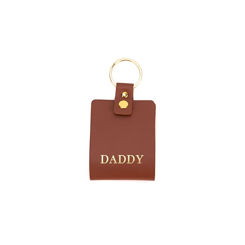 Widdop Brown Keyring Photo Album - Hold 4 Photo's -