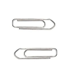 Whitecroft Essentials 30541 22 mm Small Lipped Paper Clip (Pack of 100)