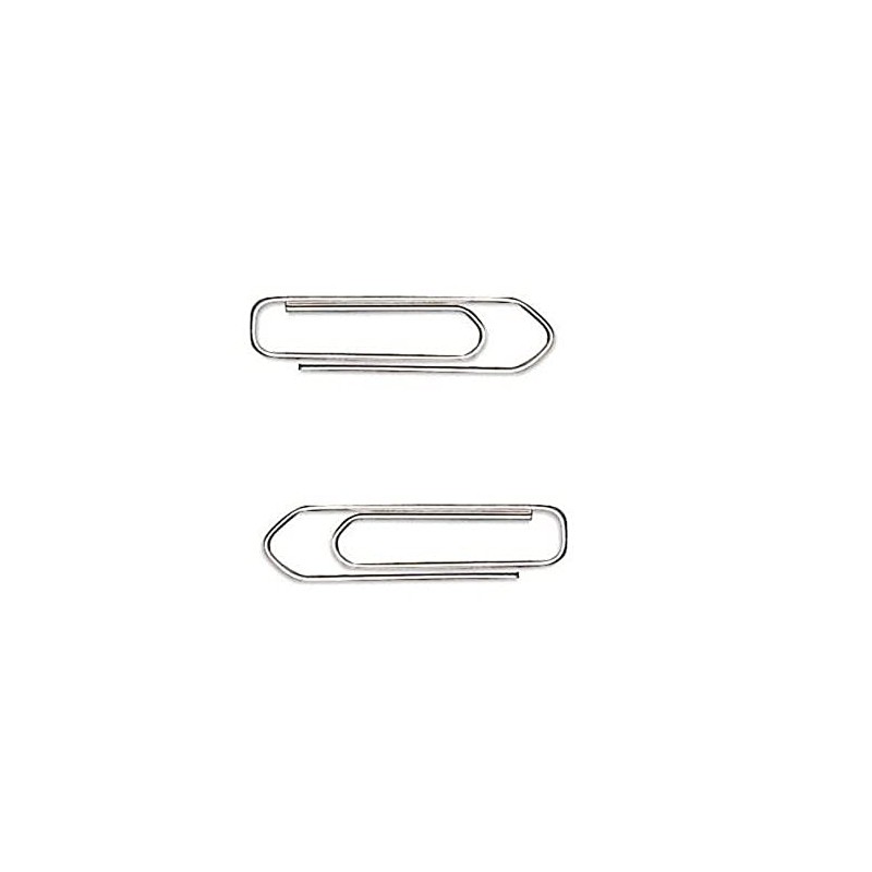 Whitecroft Essentials 30541 22 mm Small Lipped Paper Clip (Pack