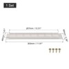 sourcing map 1Pcs Rectangle Ventilation Grille Aluminum Alloy Mesh Air