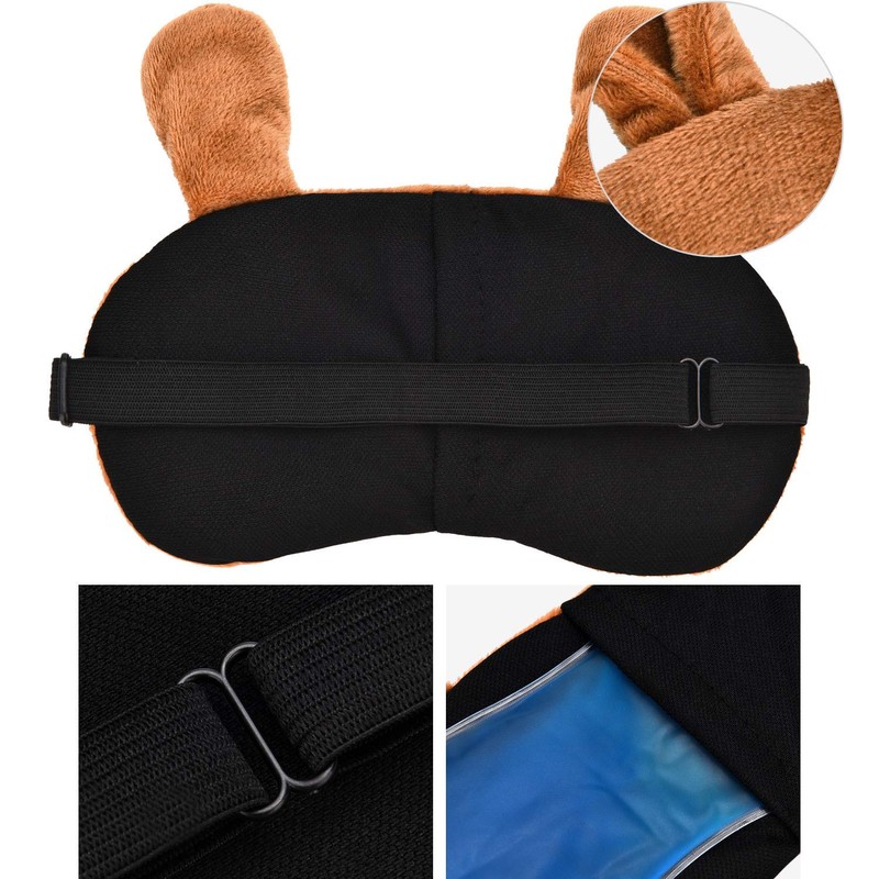 iwobi Pack of 5 Cute Rabbit Eye Mask Women's Sleep