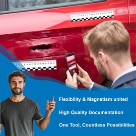 Expert Accessories | Magnets Rulers for Car Valuator | Appraiser Equipment | Gap Measure Crack Ruler & Measuring Tools for Real Estate Valuation | Valuation Report