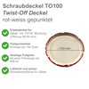 Devitre Twist-Off Lid 100 mm TO100 | 6 Replacement Lids