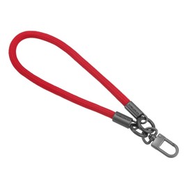 uxcell Keychain Wristlet Lanyard, 400mm/15-inch Long Braided Wrist Lanyard, Wristlet Strap KeyChain for Keys, Car Keys, ID Badges Card Wallet (Red)
