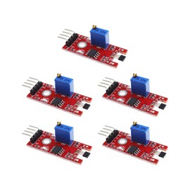 eMagTech 5PCS KY-024 Linear Magnetic Hall Effect Sensor Module Compatible with Android Compatible with Raspberry Pi ESP8266 Microcontrollers