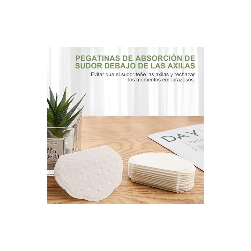100 Pcs Almohadillas Absorbentes Desechables para el Sudor en Las