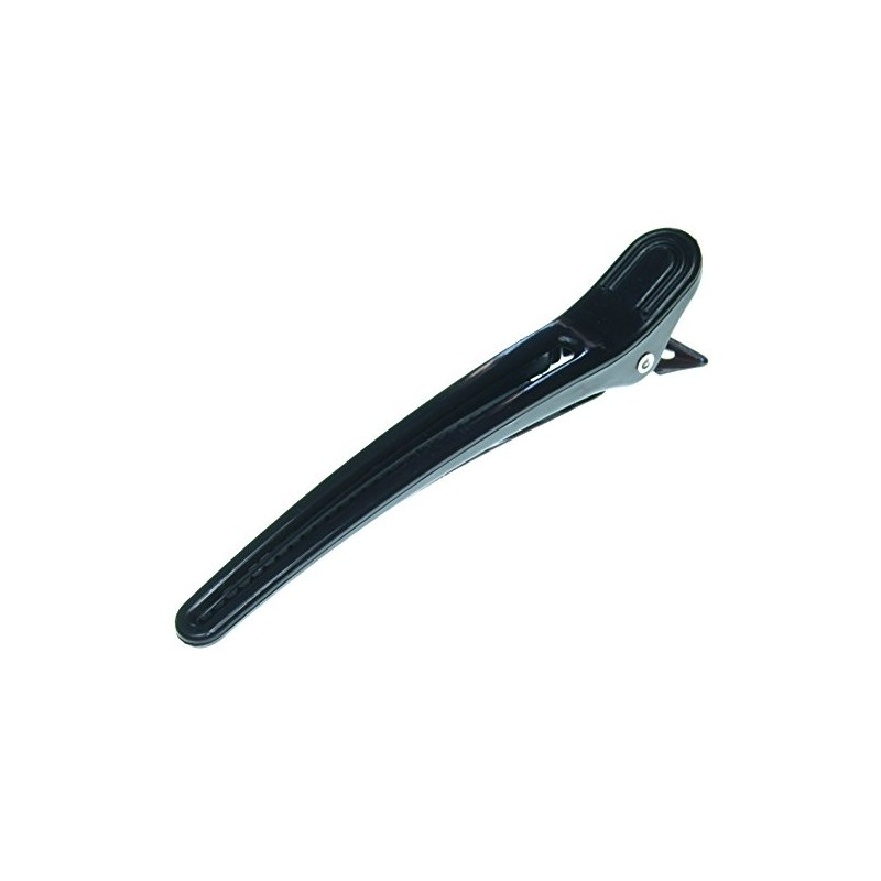 Professional Hairdresser's Black Sectioning Clips (x10)