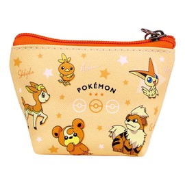Tees Factory PM-5533882OR Pokemon Triangle Mini Pouch, Colors, Orange, H 2.7 x W 4.5 x D 2.0 inches (6.8 x 11.5 x 5 cm)