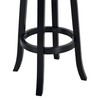 Boraam Boraam Augusta Extra Tall Swivel Bar Stool, 34-Inch, Black