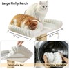Cat Scratching Post with Large Window Perch, 47-Inch Tall Sisal