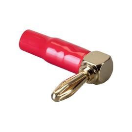 X2 Banana Plug Right Angle Connection Cable Audio Recording Seamless Adapter L Plate or 18k - Adaptive French Brand