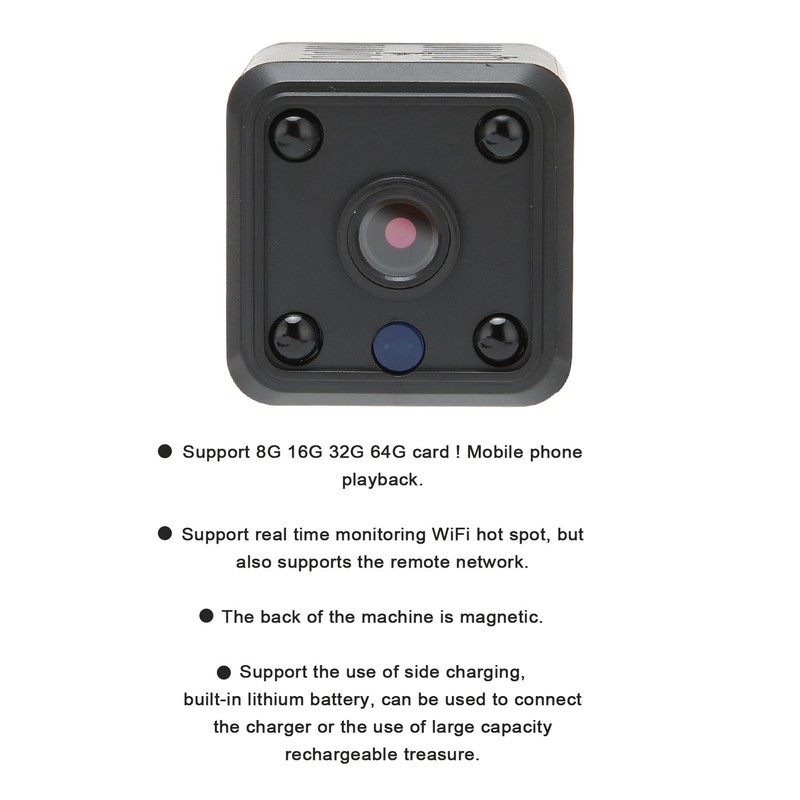 1080P Mini Camera HD Wide Angle WiFi Wireless Remote Monitoring