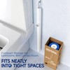 Toilet Bowl Cleaning Wand, Disposable Toilet Brush Kit with Replacement